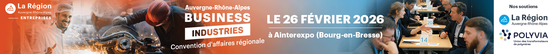 Auvergne-Rhône-Alpes Business Industries – convention d’affaires régionale